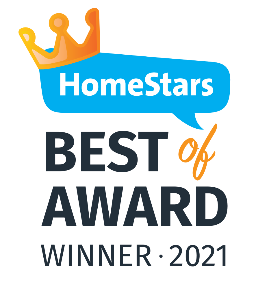 HomeStars best of award winner 2021